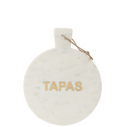 Cheese Board Round Apero Tapas White