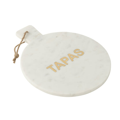 Cheese Board Round Apero Tapas White