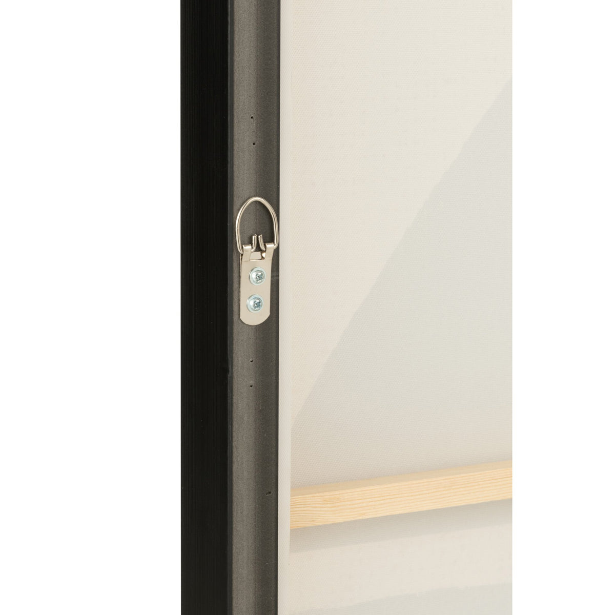 Ethnic Wood/Canvas Frame Shapes Brown/Black J-Line