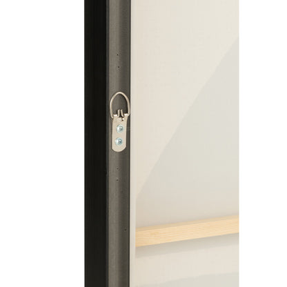 Ethnic Wood/Canvas Frame Shapes Brown/Black J-Line