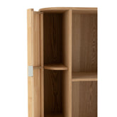 Kast Vakken Rond Mdf/Dennenhout Naturel J-Line