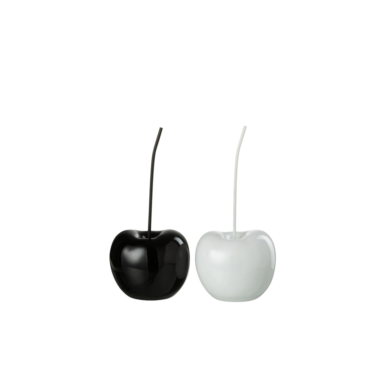 Kers Resin Glossy White/Black Small J-Line