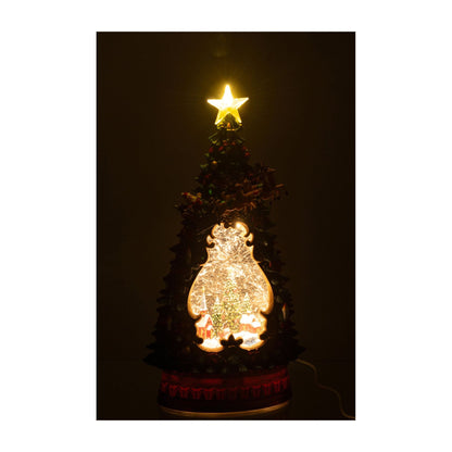 Christmas Tree Village with Multicolor J-Line Lighting