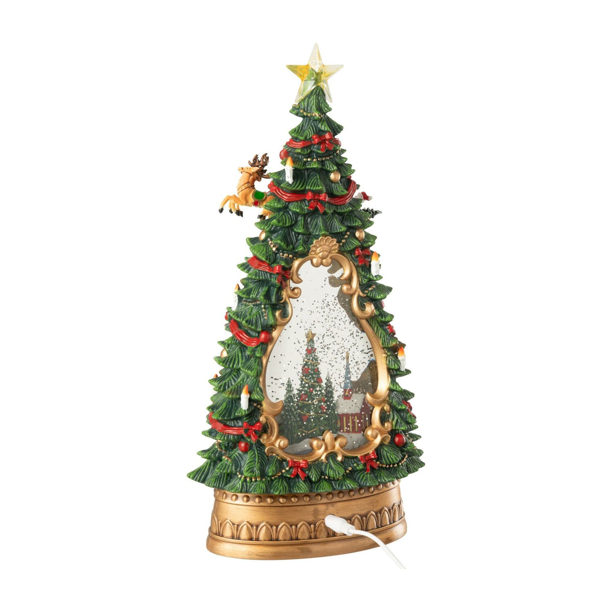 Christmas Tree Village with Multicolor J-Line Lighting