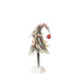 Kerstboom Muts+Led Kunststof Sneeuw Groen/Rood Small - Kerstboom - J-Line - livinglovely.nl