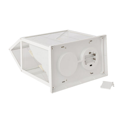Christmas Village LED Glass White/Gold Medium J-Line
