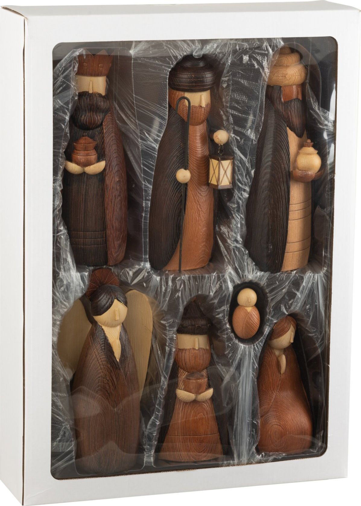 Nativity Scene 7 Pieces Resin Brown J-Line