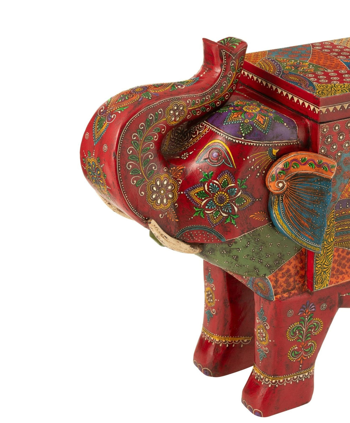 Elephant Delhi Mango Wood Mix J-Line Trunk