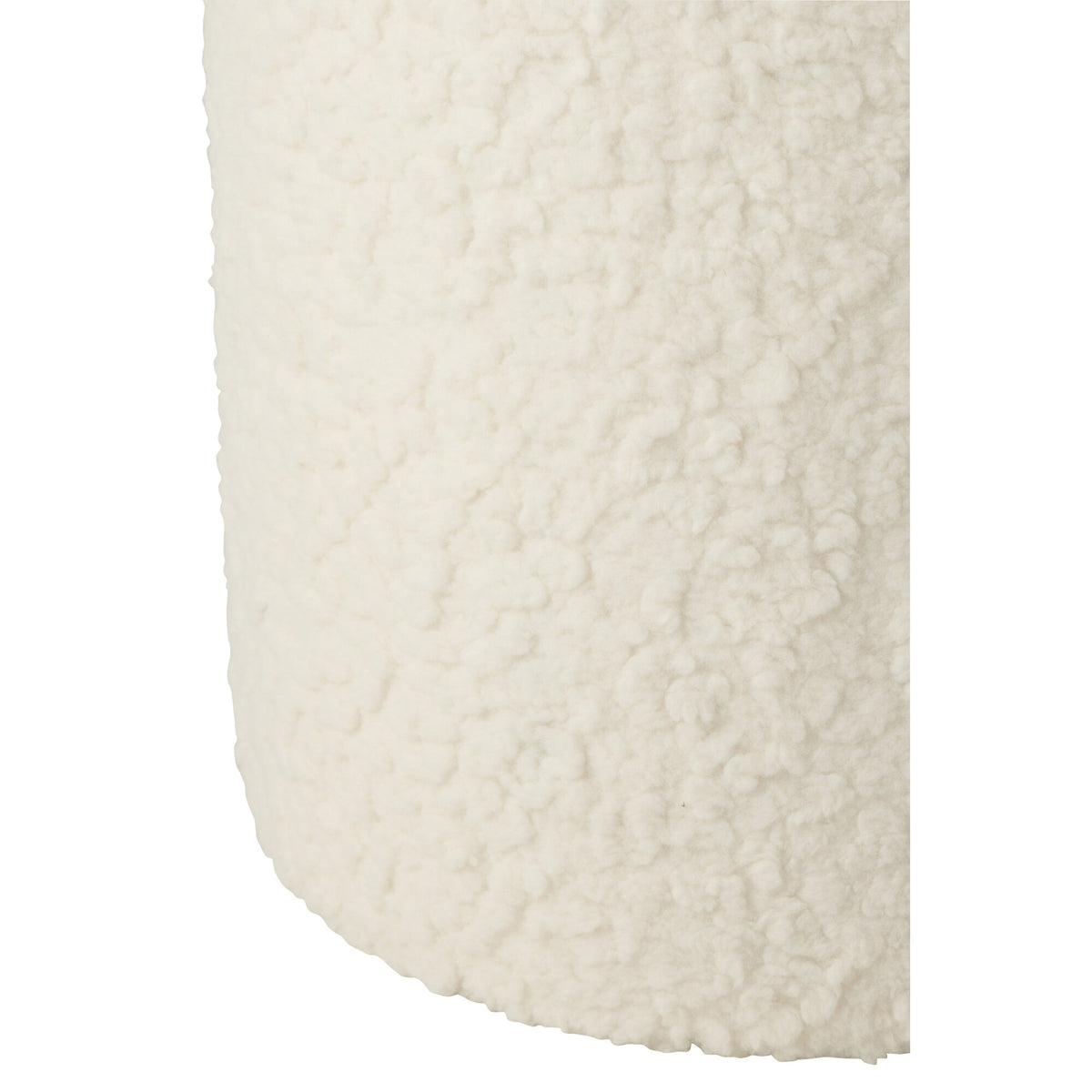 Stool Fur Mdf White J-Line