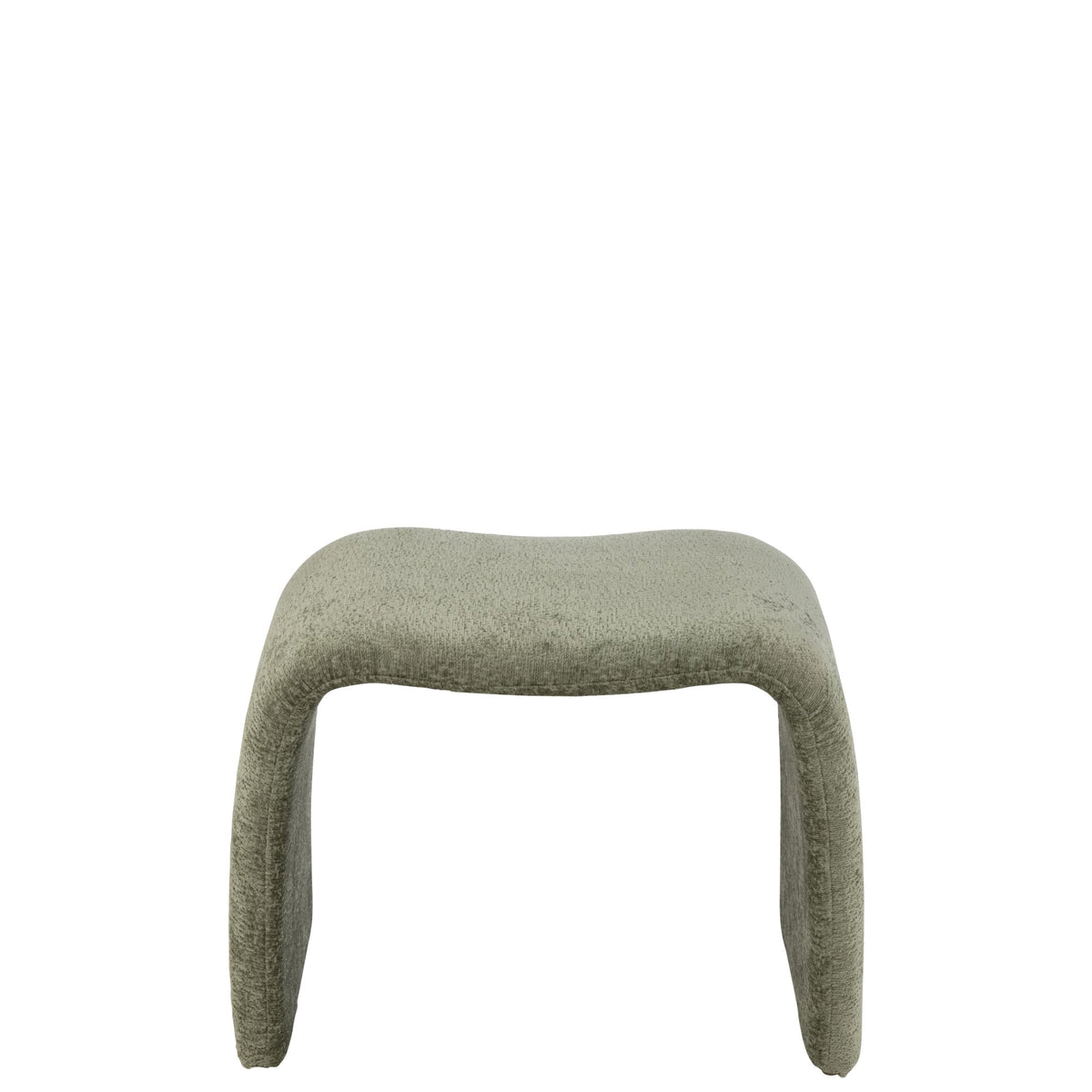 N Shape Fabric Stool Mint Green J-Line