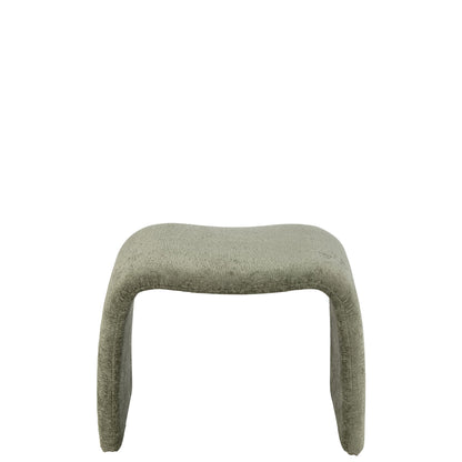 N Shape Fabric Stool Mint Green J-Line