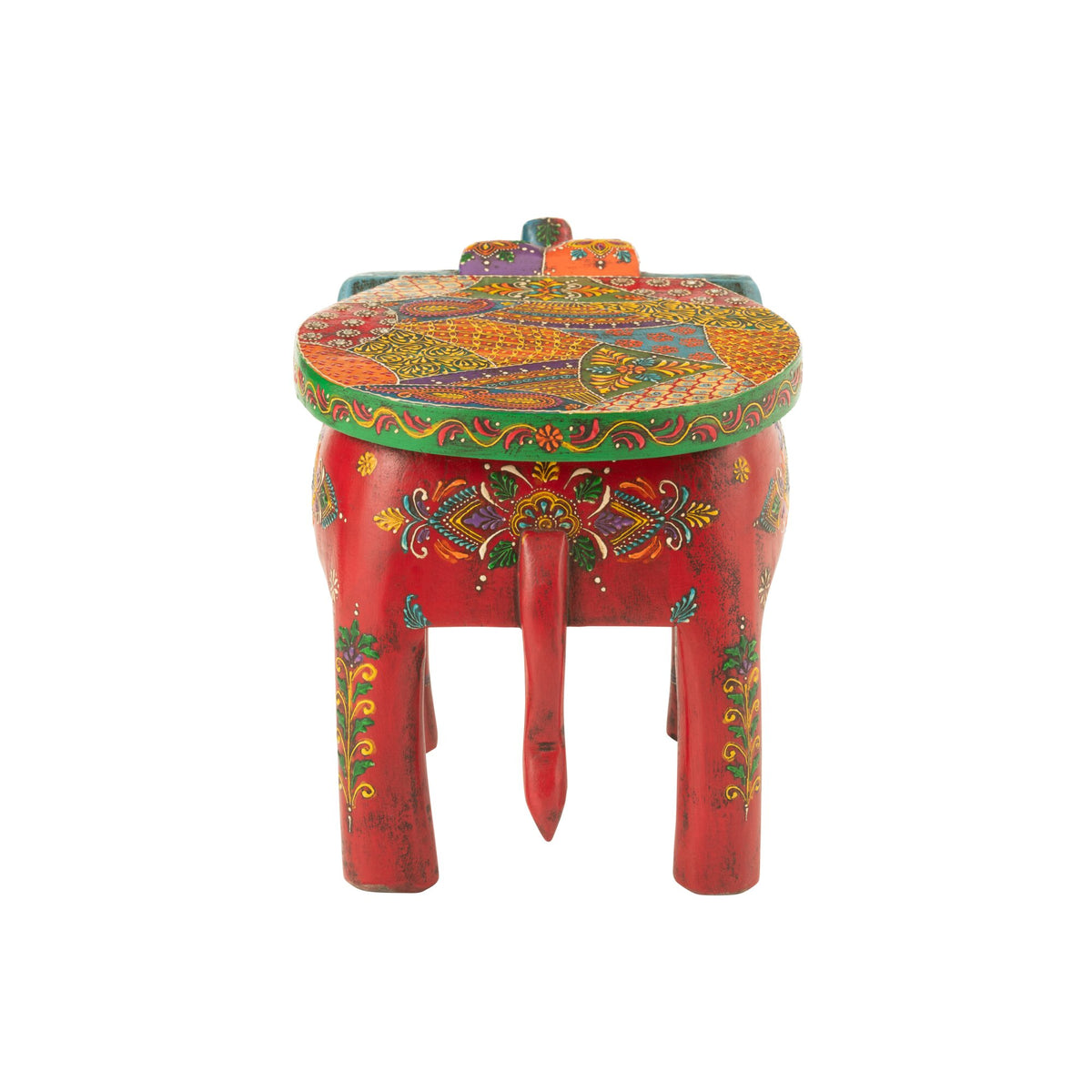 Elephant Stool Delhi Mango Wood Mix J-Line