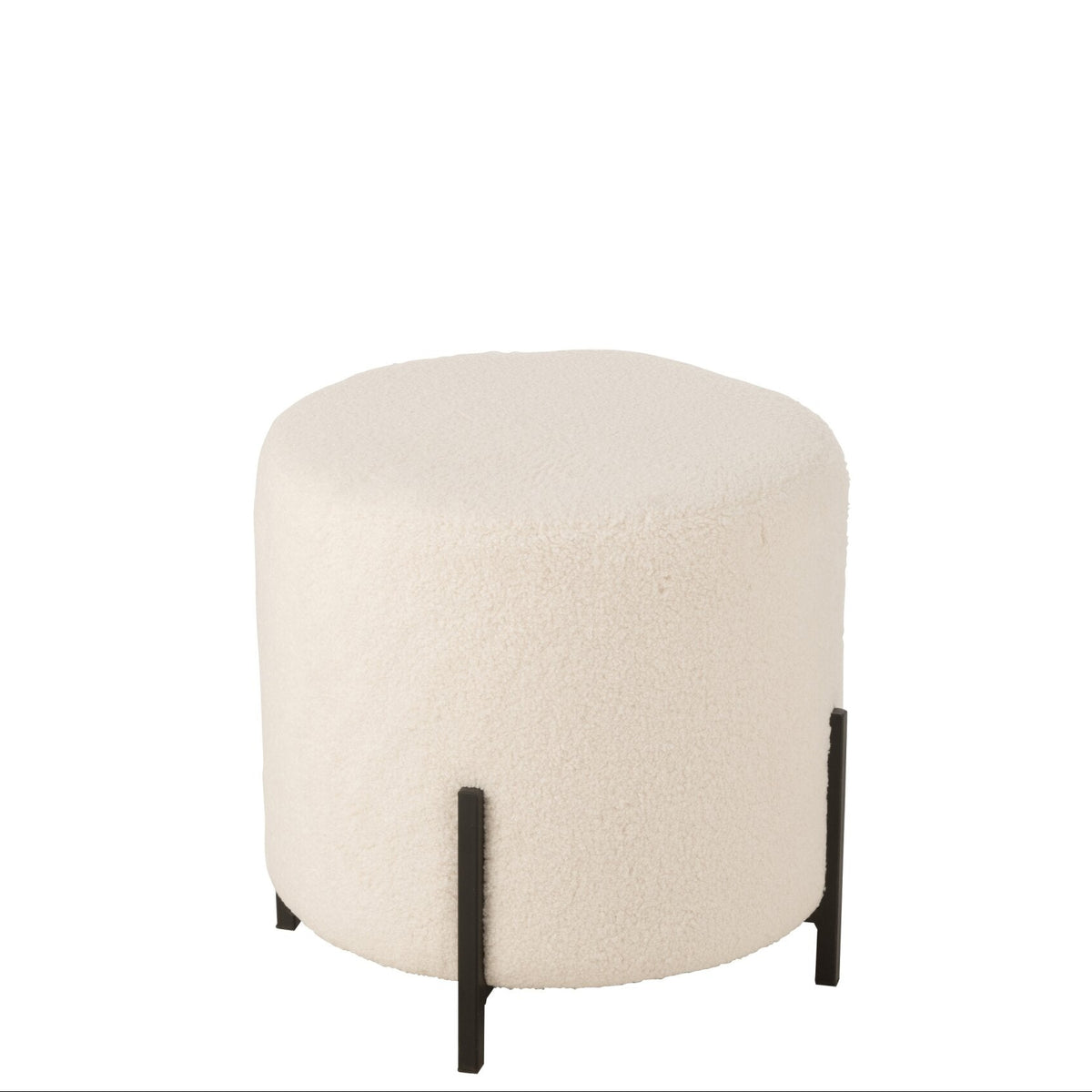 Stool Sheep Fabric/Foam White J-Line