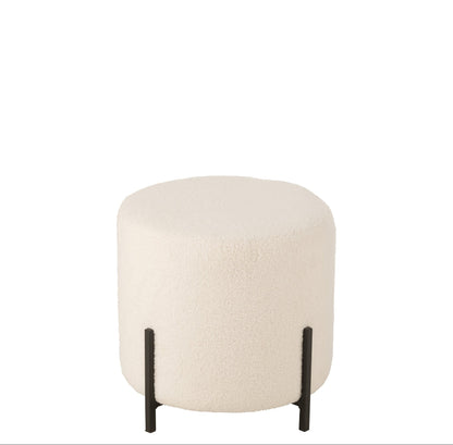 Stool Sheep Fabric/Foam White J-Line