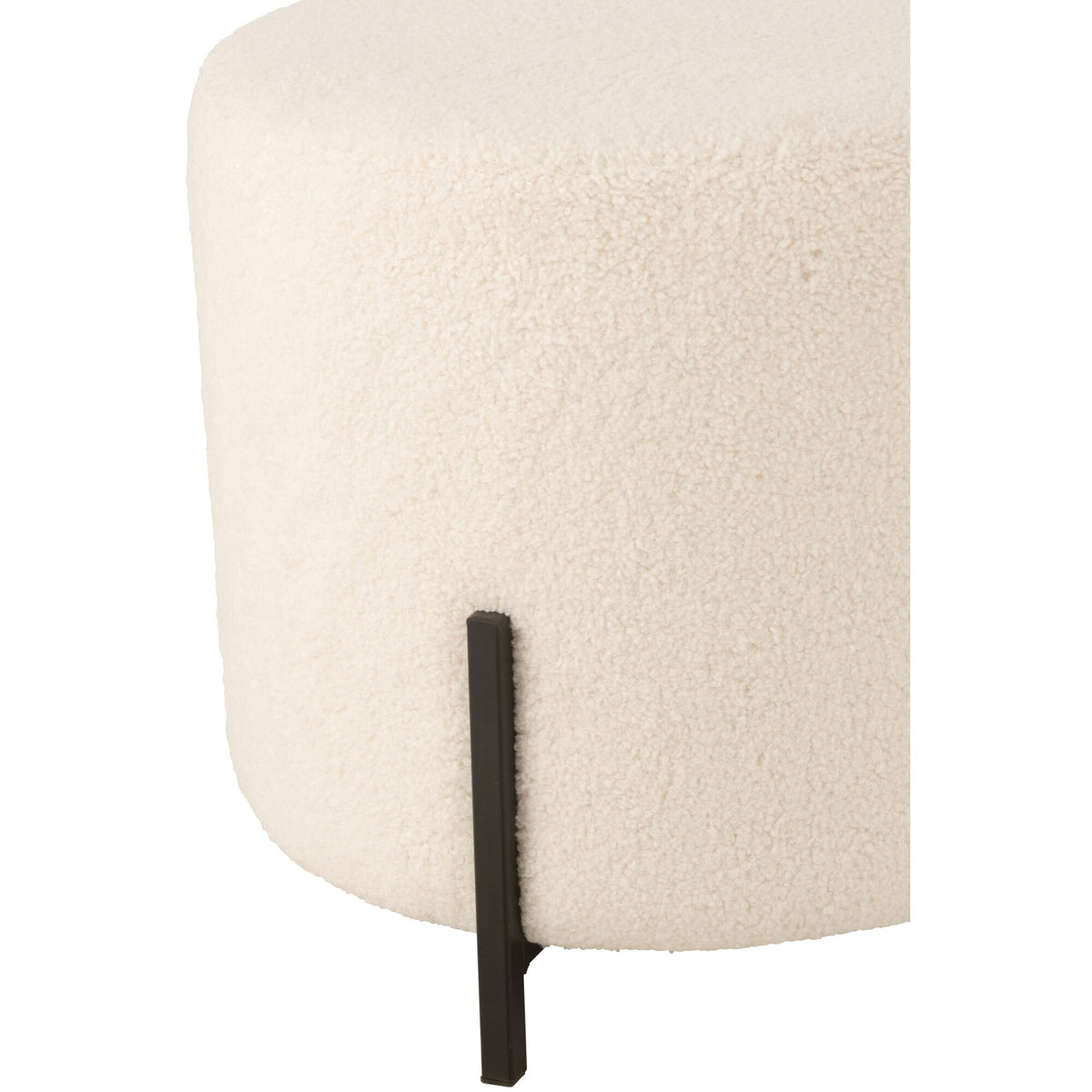 Stool Sheep Fabric/Foam White J-Line