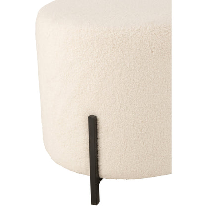 Stool Sheep Fabric/Foam White J-Line