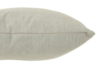 Kussen Outdoor Polyethyleen Grijs - Outdoor kussen - J-Line - livinglovely.nl