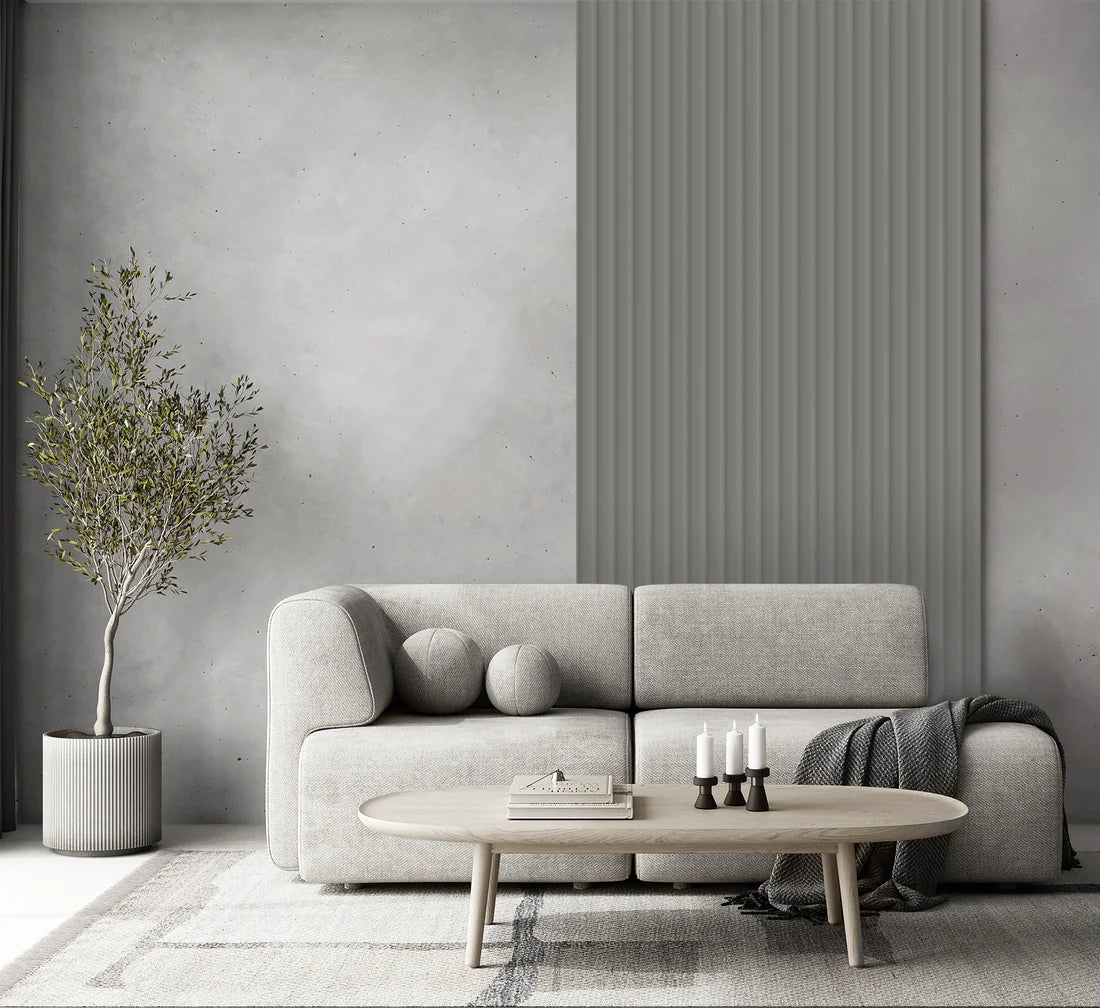 Lamelio Wandpaneel - Velutto Misty Grey - Lamelio - Lamelio - livinglovely.nl