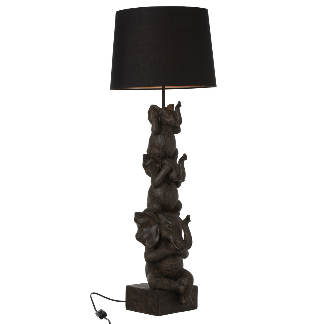 Lamp 3 Olifanten Pol Bruin J-Line