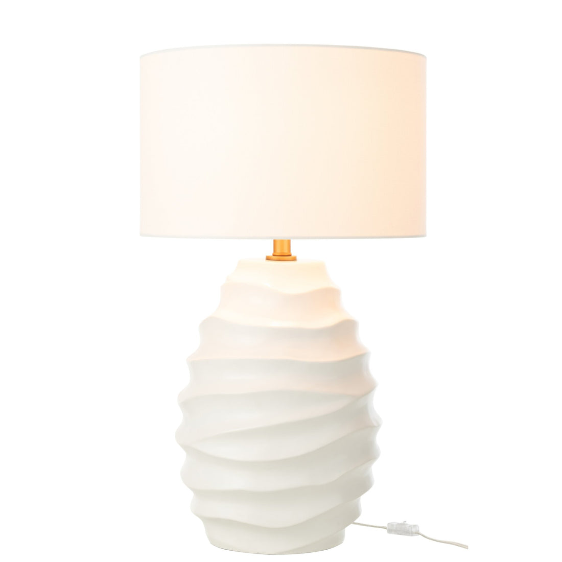 Lamp Wave Ceramic White J-Line