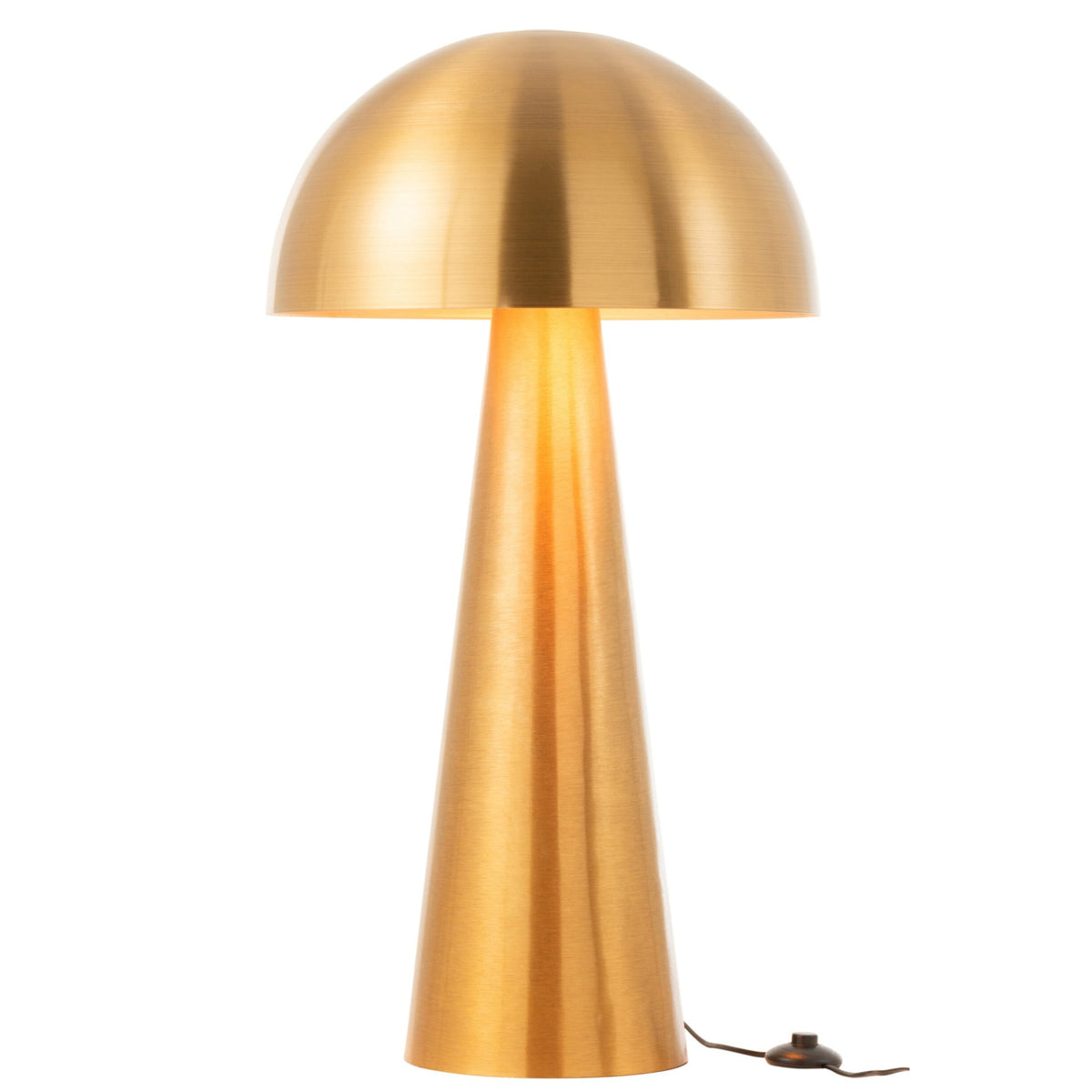 Mushroom Lamp Metal Matte Gold Extra Large J-Line