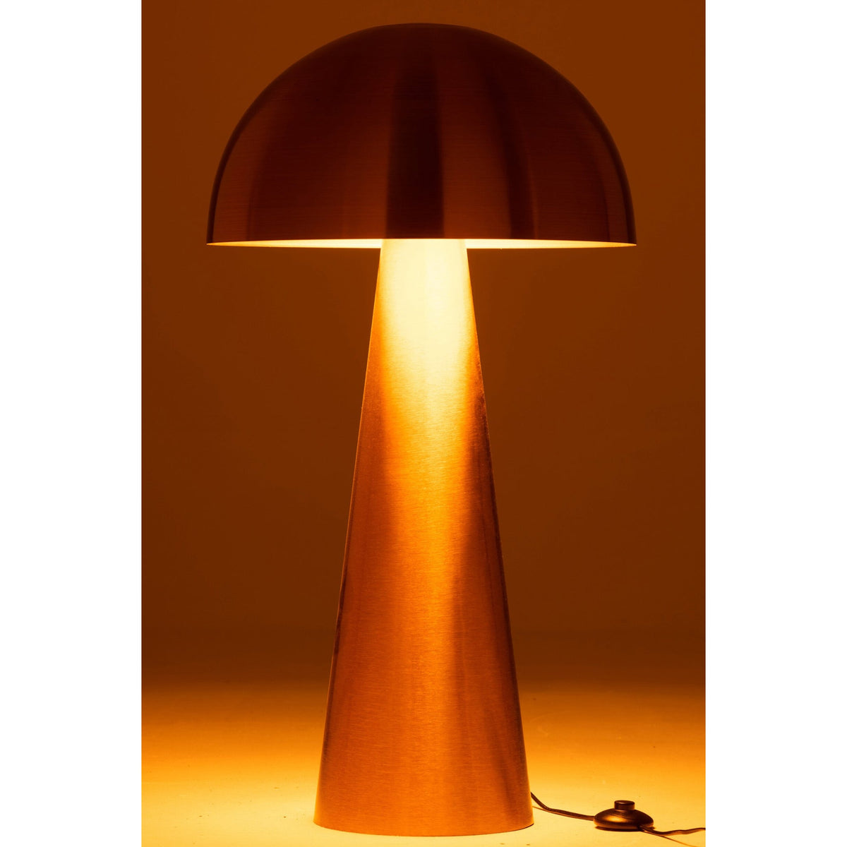 Mushroom Lamp Metal Matte Gold Extra Large J-Line