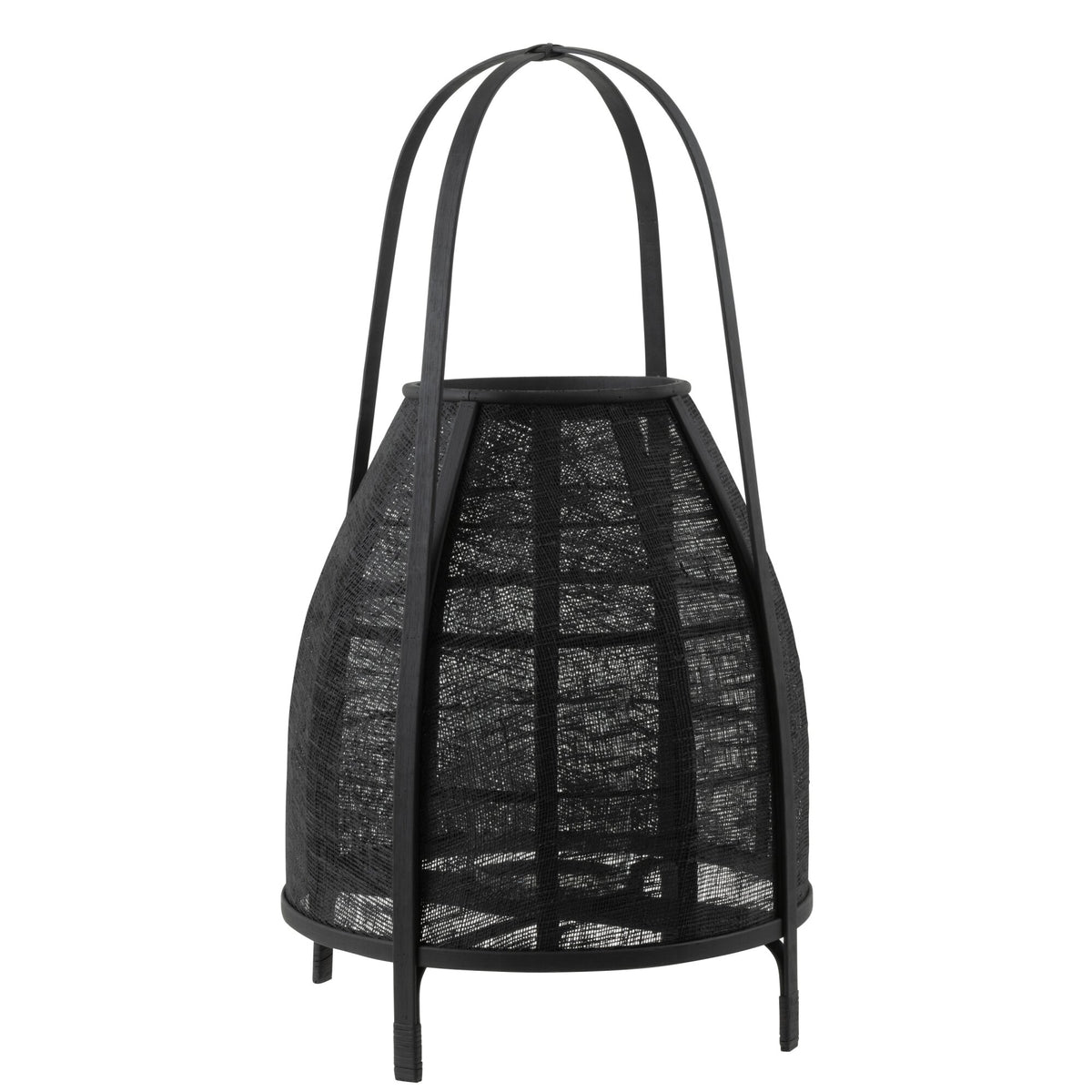 Bamboo Lantern Shade Black Large J-Line