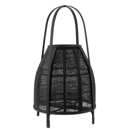 Bamboo Lantern Shade Black Large J-Line