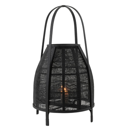 Bamboo Lantern Shade Black Large J-Line