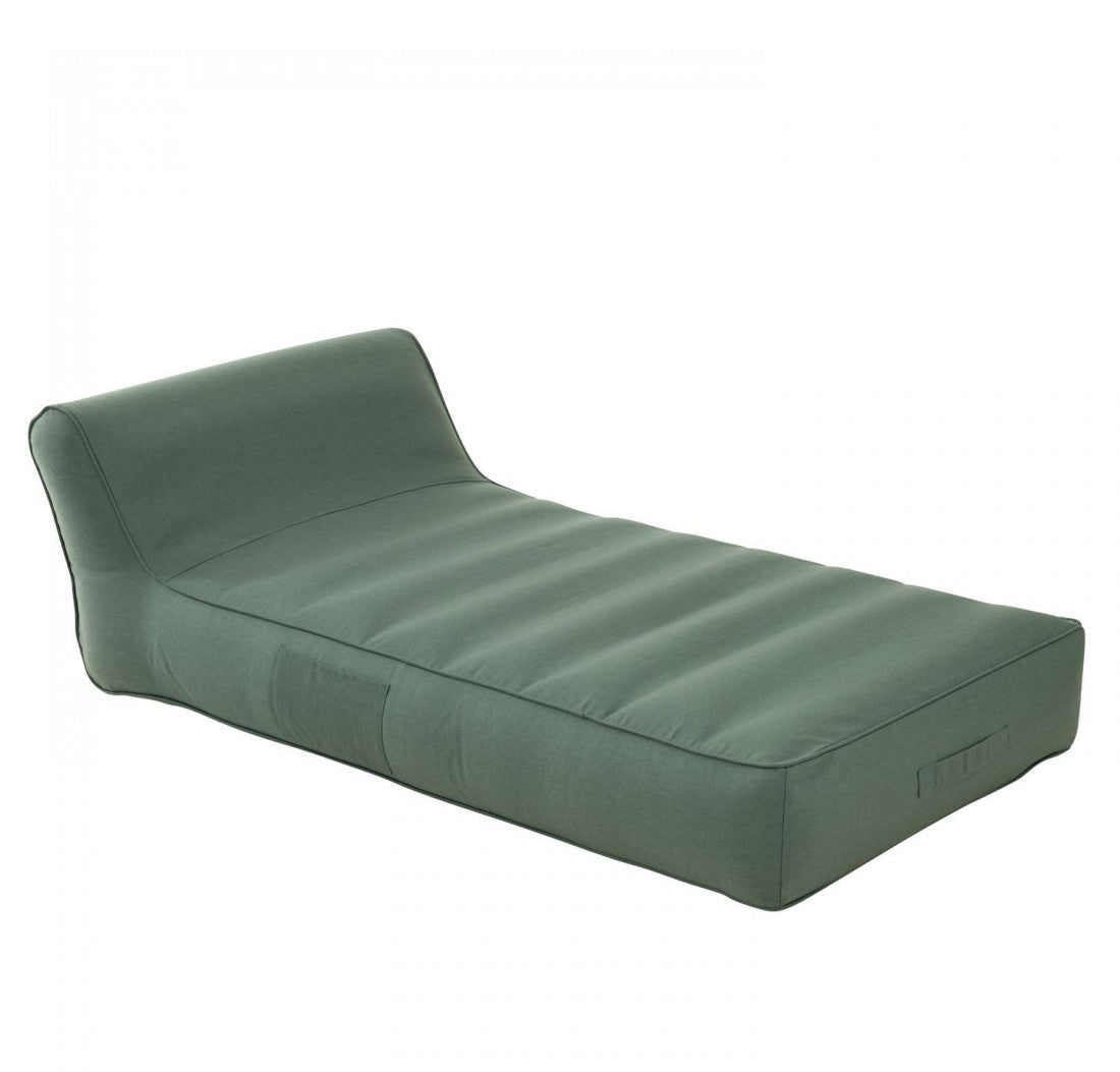 Helene Polypropylene Green Sun Lounger Mattress J-Line