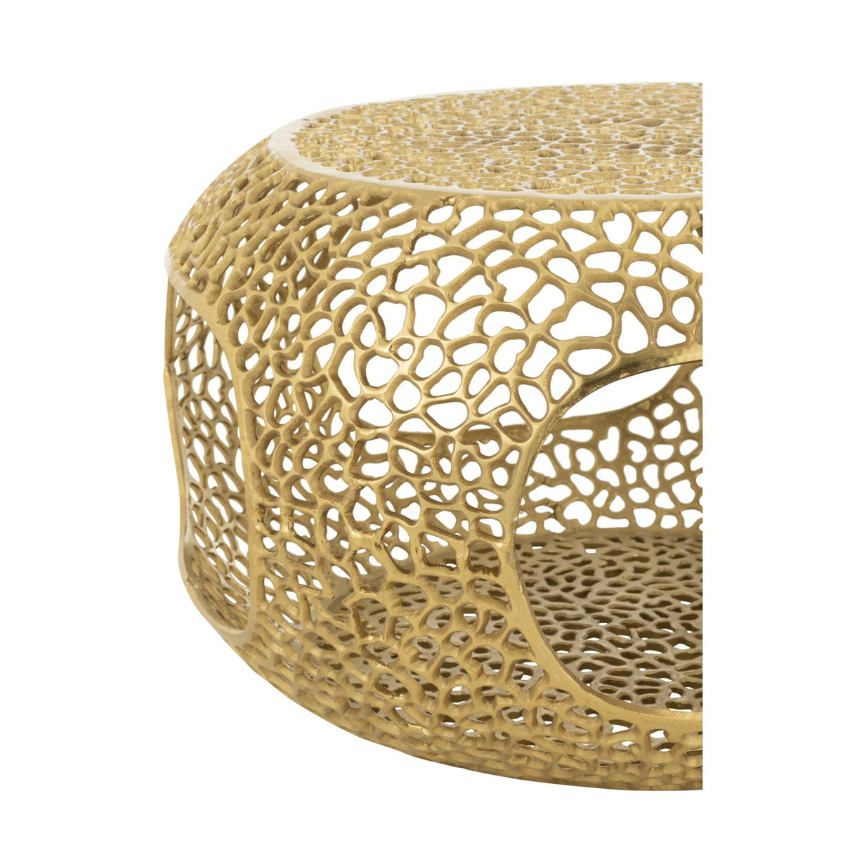 Luxury Gold Aluminum Coffee Table Small J-Line