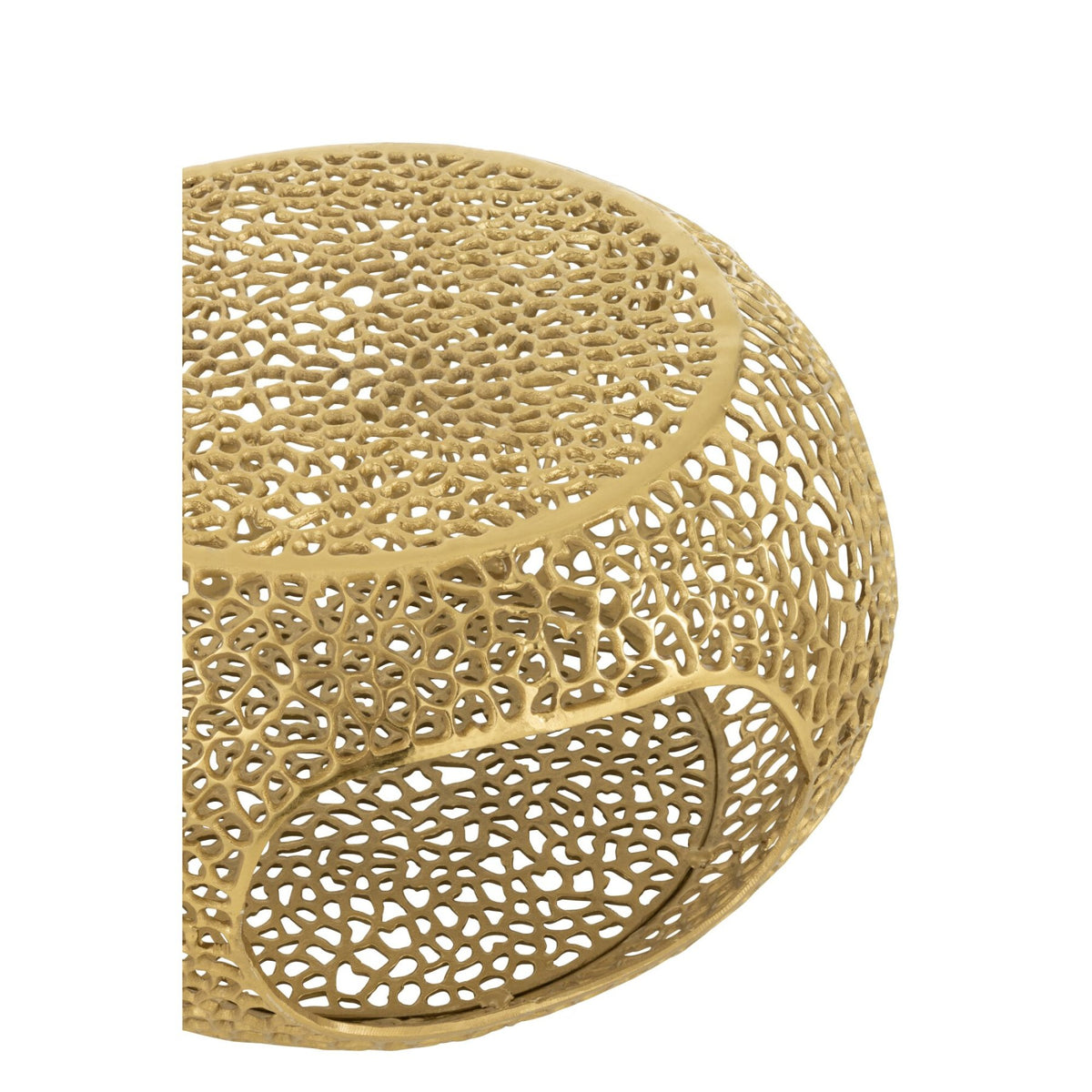Luxury Gold Aluminum Coffee Table Small J-Line