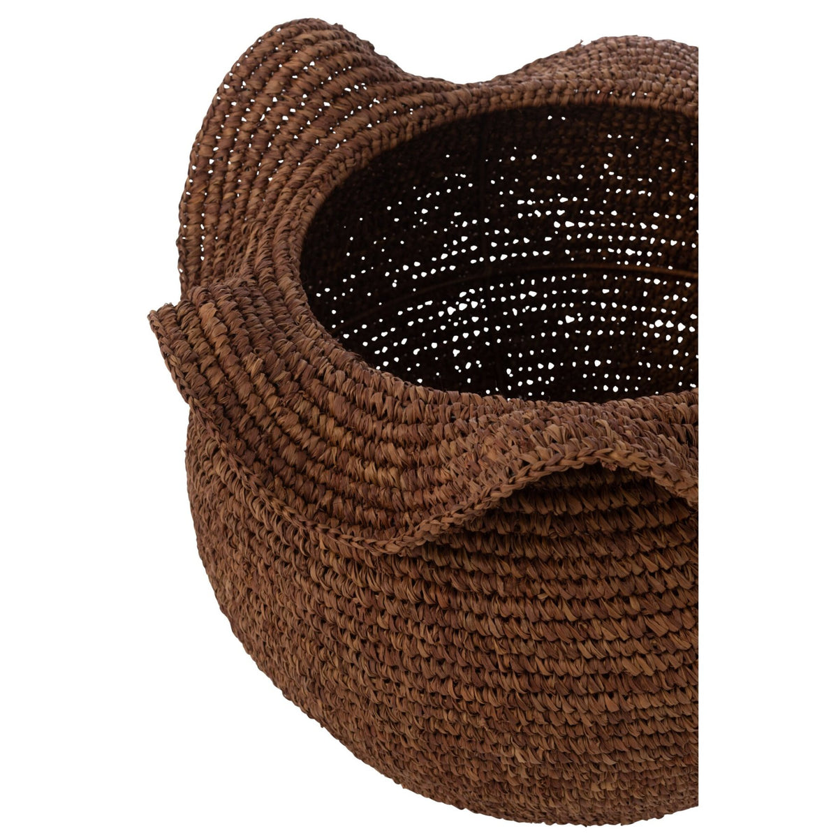 Dark Brown Sisal Basket J-Line