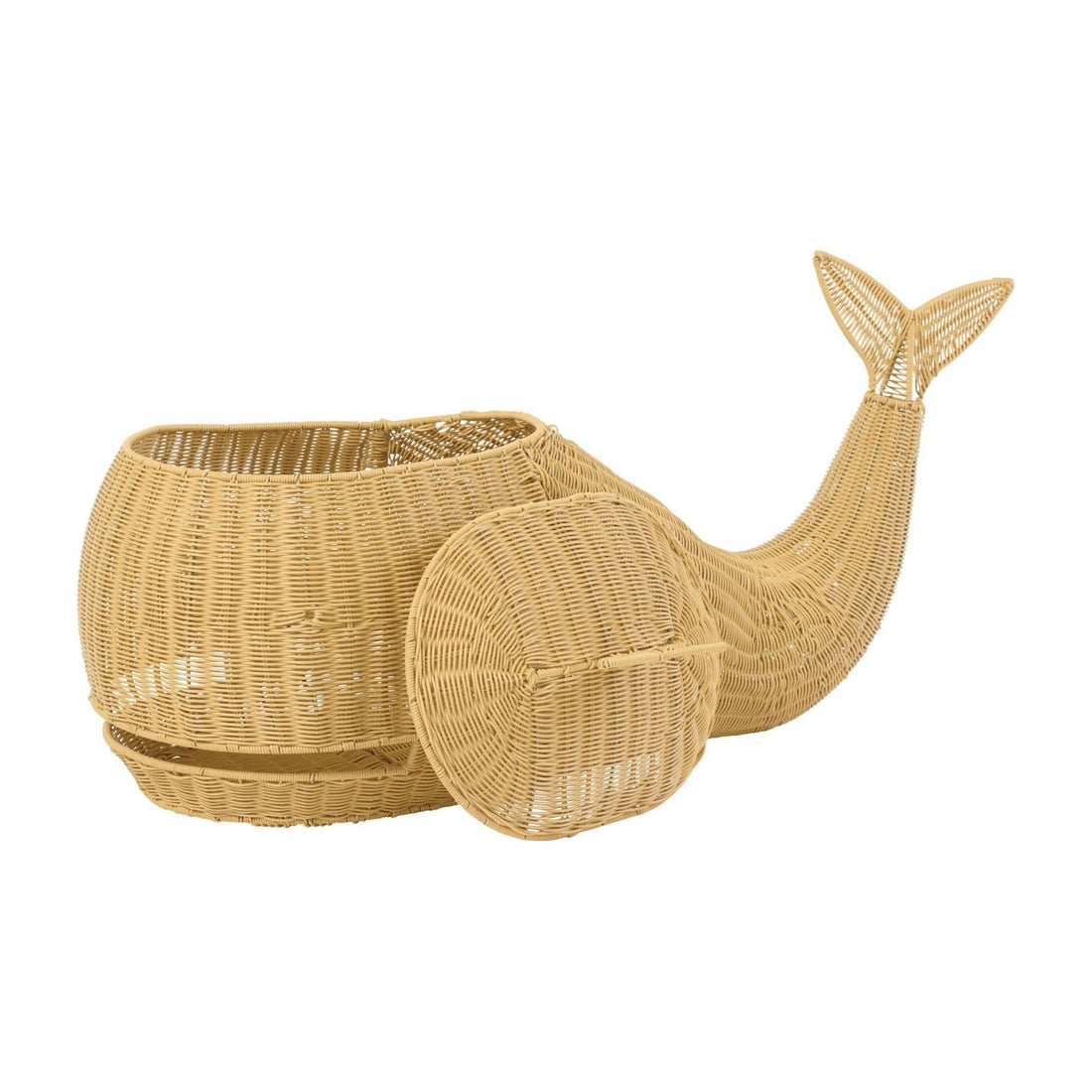 Whale Basket Plastic Natural J-Line