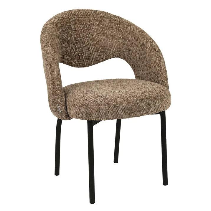 Must Living Eetkamerstoel Arca Bruin - Eetkamerstoel - MUST Living - livinglovely.nl