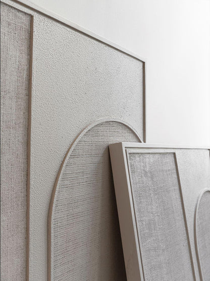 Must Living Wandpaneel Elyn Cream Large - Wandpaneel - MUST Living - livinglovely.nl