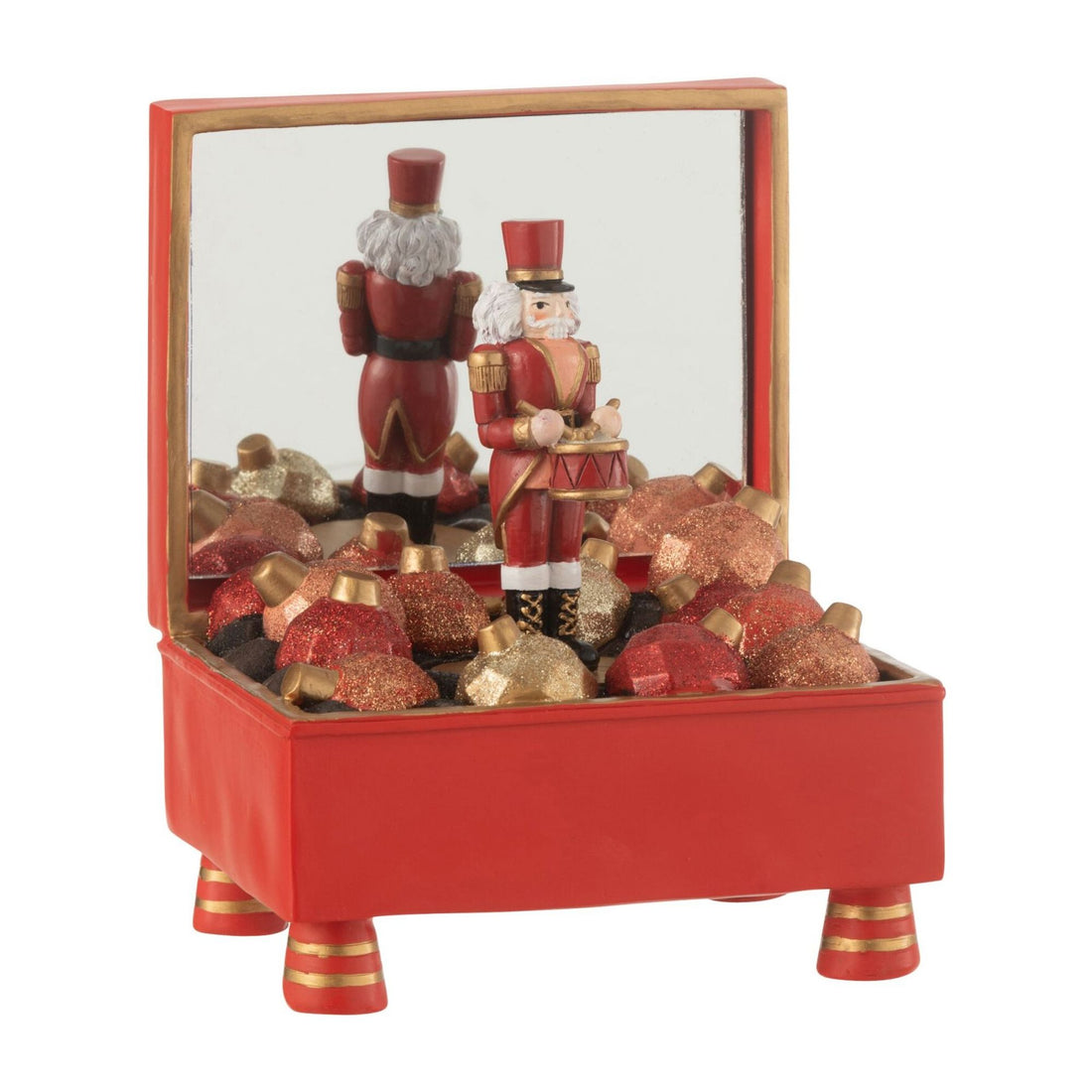 Music Box Nutcracker Resin Multicolor J-Line