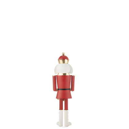 Nutcracker Drum Iron Red/Gold Medium H106.5cm J-Line