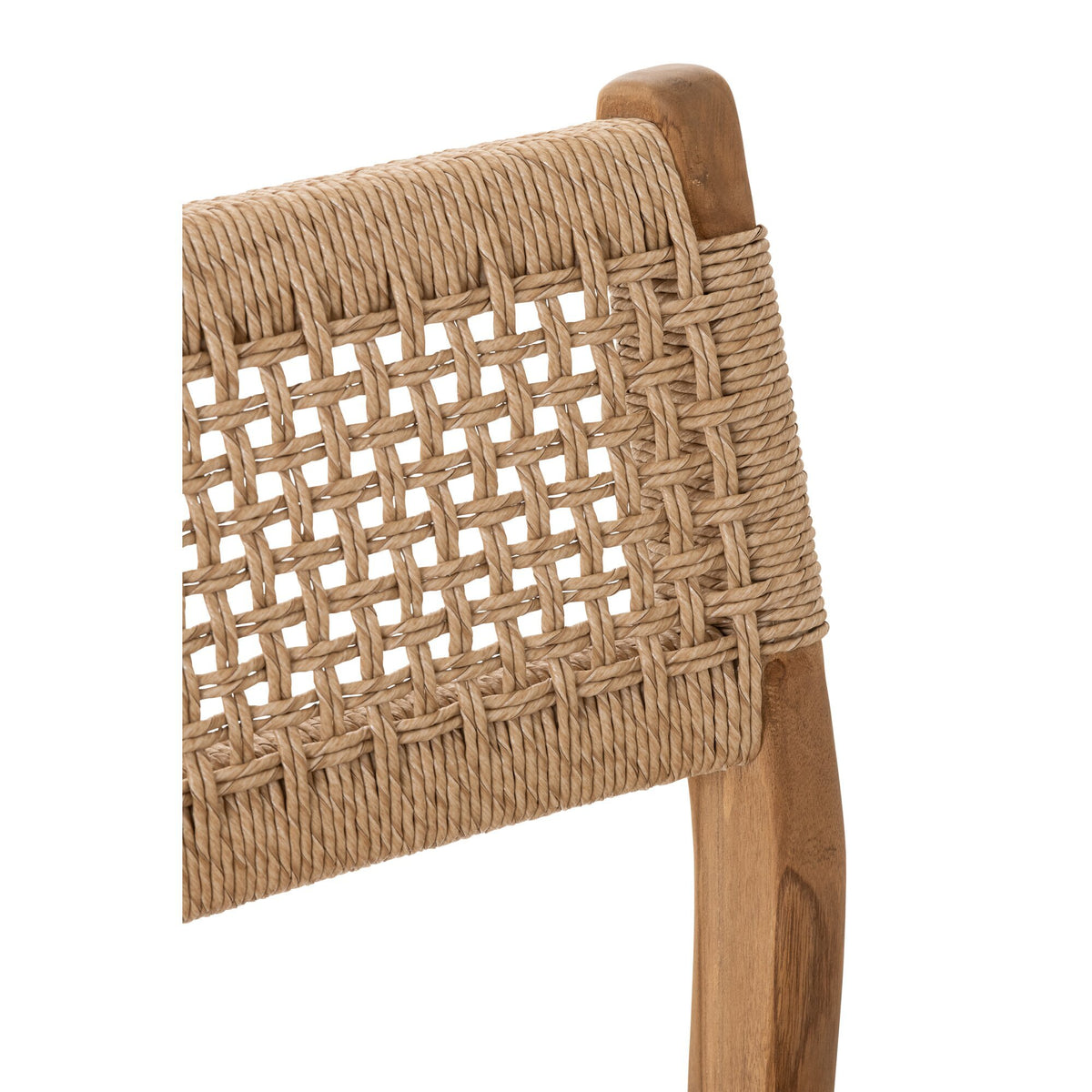 Outdoor Bar Stool Taghazout Teak Wood Natural J-Line
