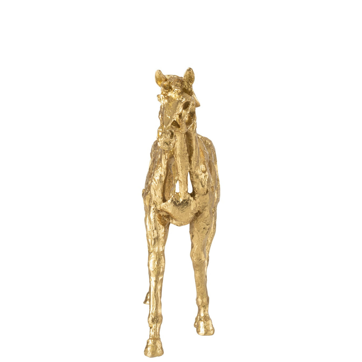 Running Horse Polyresin Gold-Colored Small J-Line