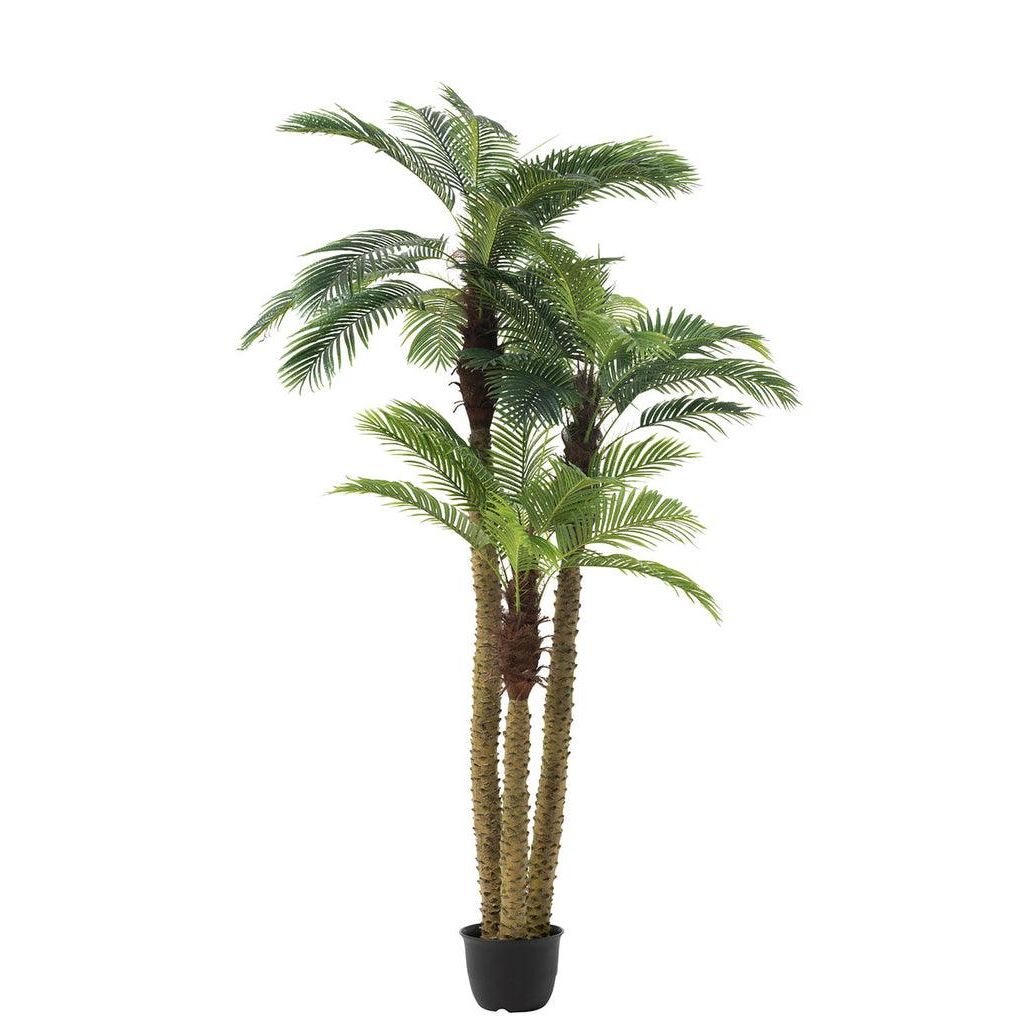 Palm Tree 3-Piece Real Touch In Pot Artificial Green H300cm J-Line