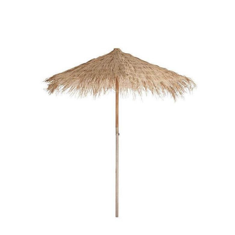 Parasol Stro Naturel Large Ø250cm J-Line - Parasol - J-Line - livinglovely.nl