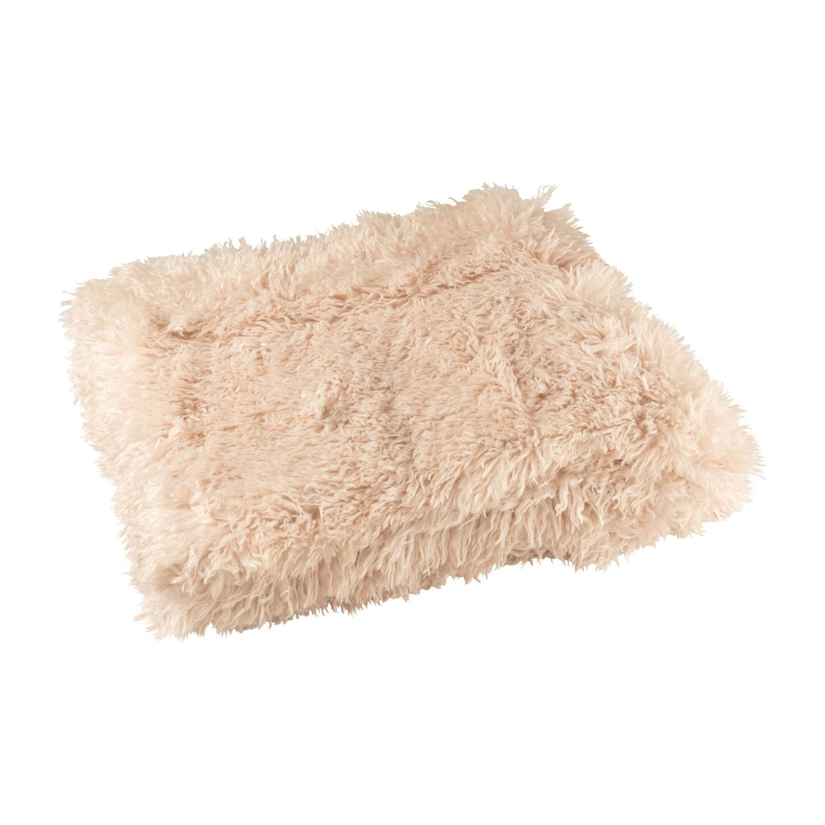 Plaid Moutie Polyester Beige 130x180cm J-Line