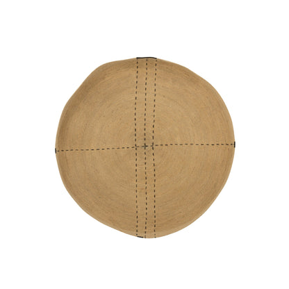 Wall Decoration Tray Dotted Lines Seagrass Natural/Black