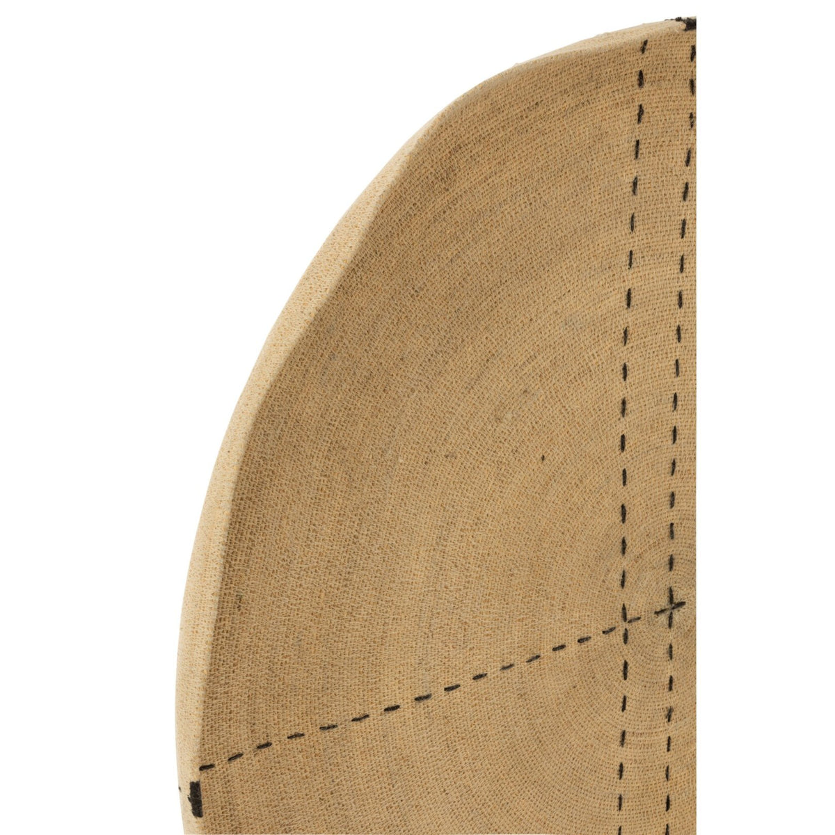 Wall Decoration Tray Dotted Lines Seagrass Natural/Black