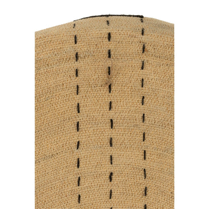 Wall Decoration Tray Dotted Lines Seagrass Natural/Black