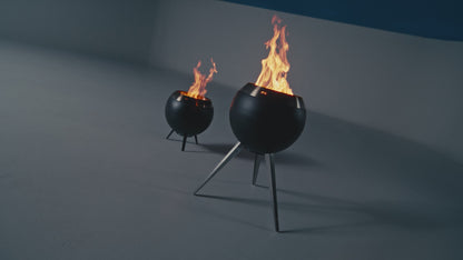 MOON 45 Fire Pit Tall Silver Höfats