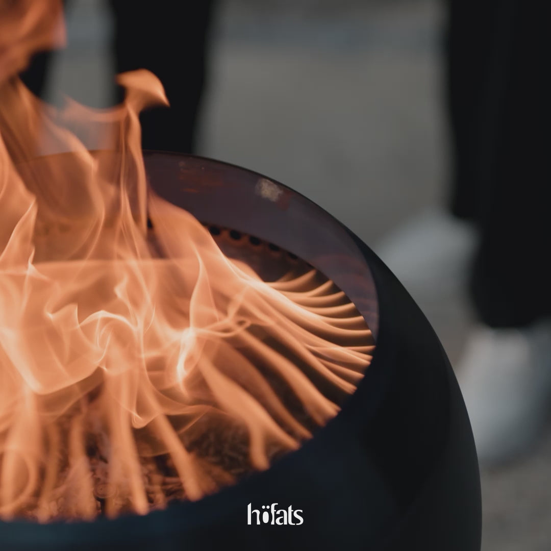 MOON 45 Low Fire Pit All Black Höfats