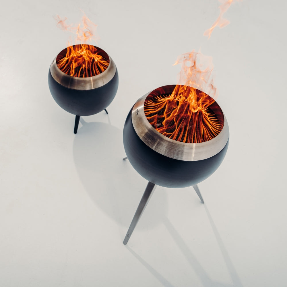 MOON 45 Low Silver Fire Pit Höfats