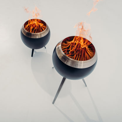 MOON 45 Low Silver Fire Pit Höfats